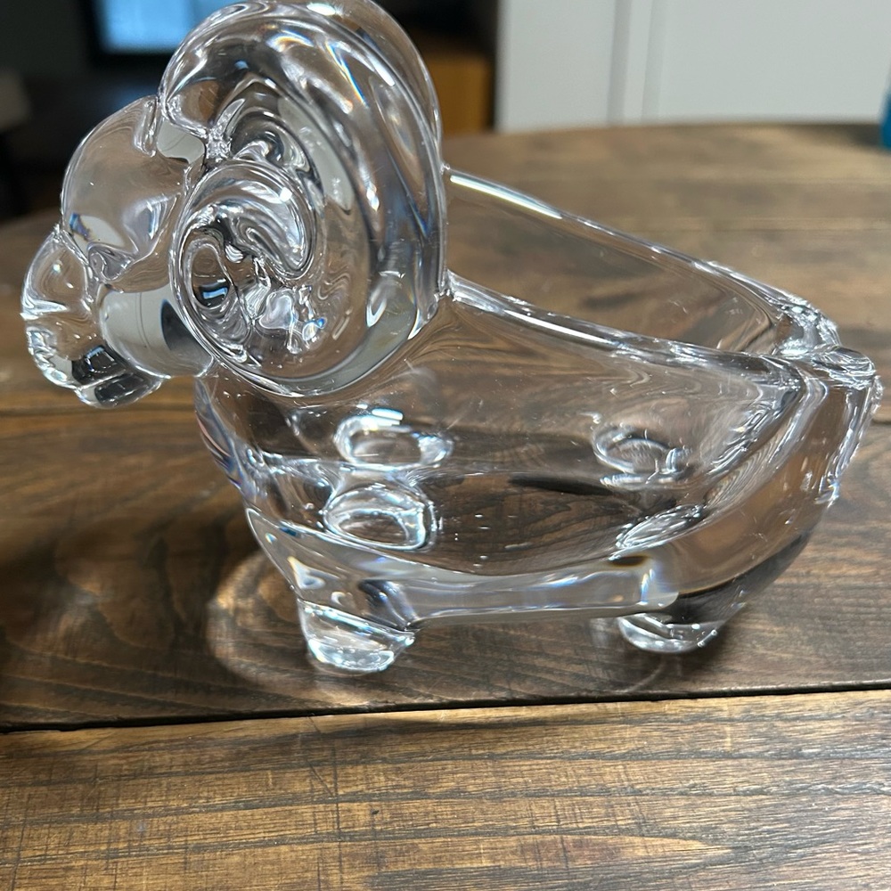 Vannes Le Chatel Ram pipe holder/ash tray/trinket holder. Perfect Condition